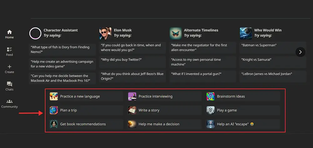 Що можна робити з Character AI?