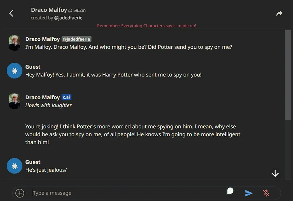 Як почати користуватися Character.AI?