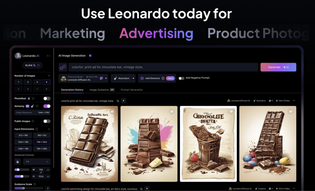 Основні можливості нейромережі Leonardo