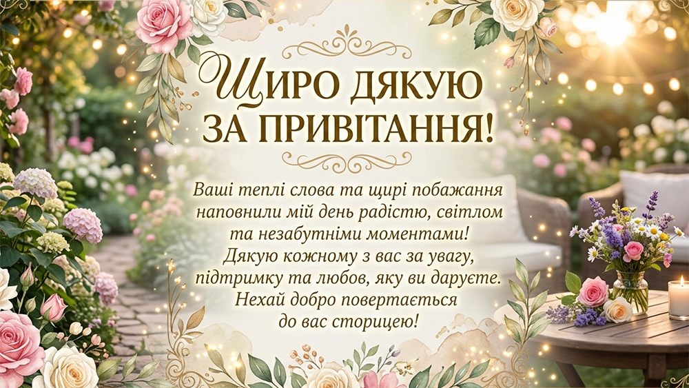 Як подякувати всім за привітання у Фейсбуці