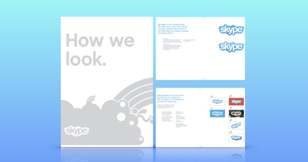 Skype brand book 