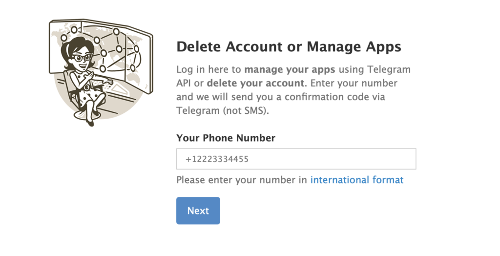 Як видалити акаунт у Телеграм на телефоні