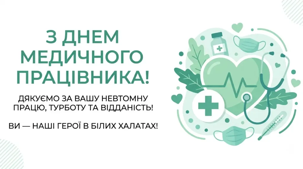 Вітання з Днем медика своїми словами