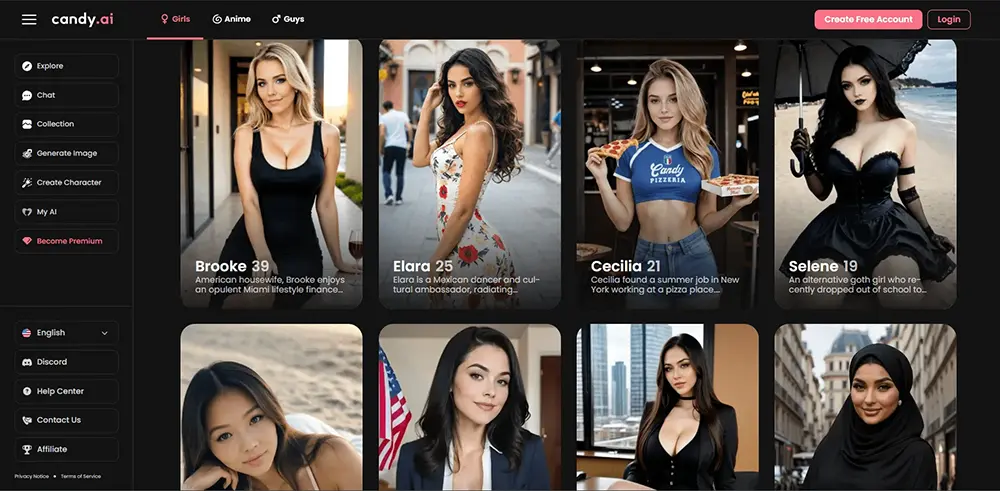 Candy AI — платформа для эротических чатов