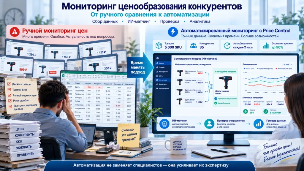 Автоматический мониторинг цен
